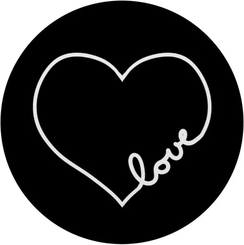 Vista 3 de PopSockets - Soporte para teléfonos y tabletas con diseño de corazones blancos