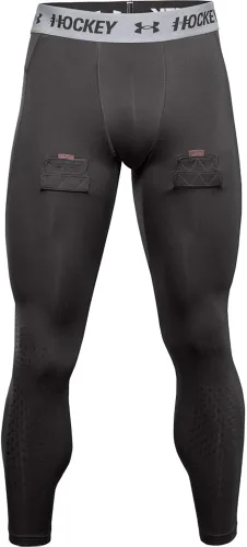 Vista 4 de Under Armour - Leggings de compresión de hockey para hombre