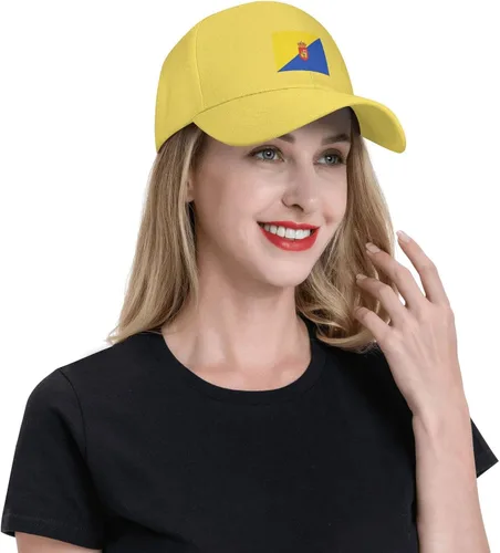 Vista 6 de Flag of Gran Canaria Baseball Cap for Men Women Classic Solid Color Adjustable Dad Hat