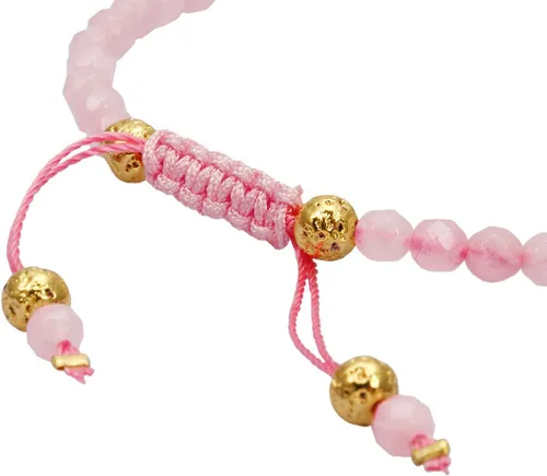 Vista 3 de TUMBEELLUWA Pulseras de cuentas de piedra facetada de 0.157 in, pulsera de cristal curativo redonda, drusa, ajustable, joyería hecha a mano