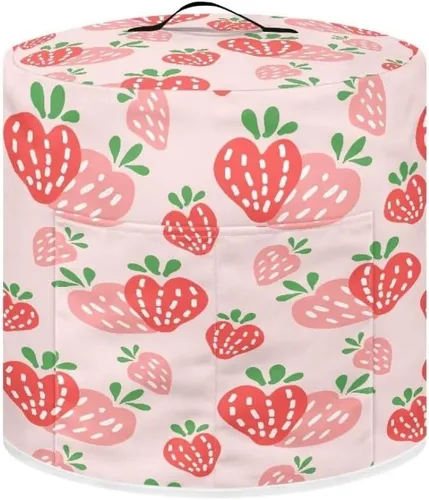 Vista 25 de GLENLCWE Funda para olla a presión de esqueleto de sangre roja para olla arrocera de 3 cuartos de galón, cubierta antipolvo de Halloween, cubierta