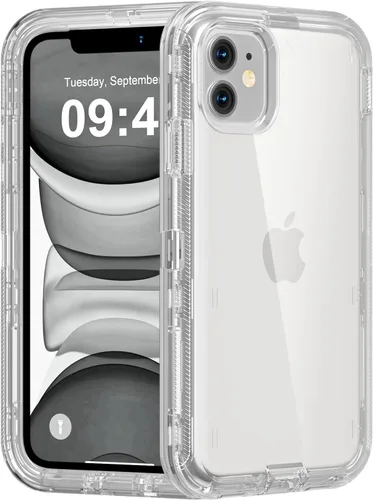 Vista 16 de Follaroma Funda para iPhone 11, Protección Resistente a Prueba de Golpes para Fundas de Teléfono, Anticaídas, Cubierta Protectora Transparente