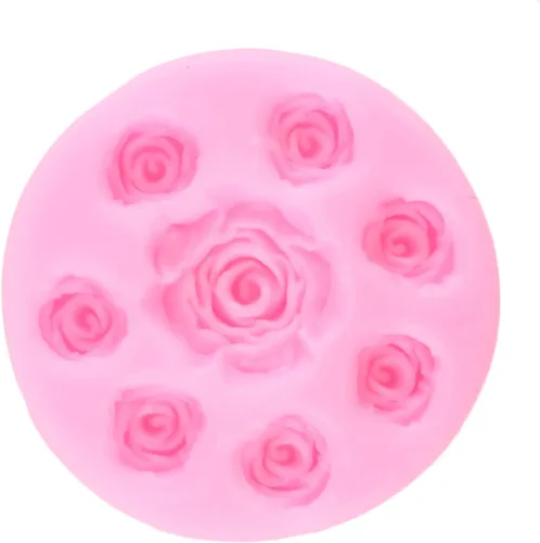 Vista 7 de Moldes de silicona con diseño de unicornios arcoíris, orejas de cuerno, moldes de fondant para decoración de pasteles, decoración de cupcakes