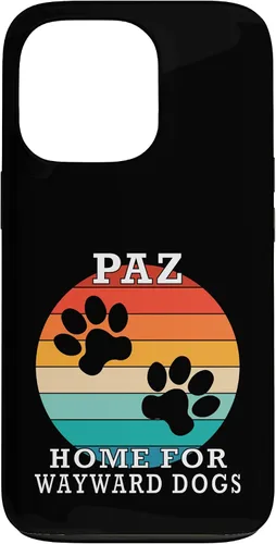 Vista 10 de Paz Home for Wayward Dogs Family Name Case for iPhone 16