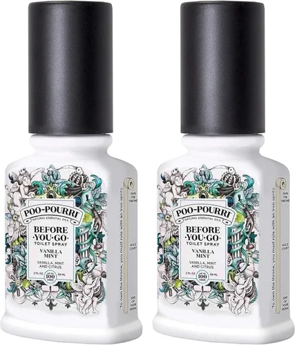 Vista 69 de Poo-Pourri Before-You-Go - Aerosol para inodoro, Bamboo Rain, 2 onzas líquidas, hasta 100 usos, desodorante para baño con aceites esenciales