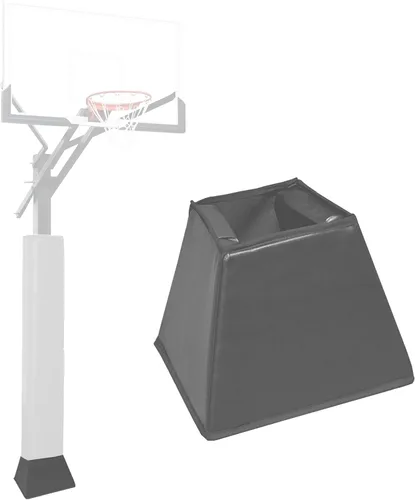 Vista 9 de Base acolchada de baloncesto de base cuadrada para baloncesto, almohadilla cuadrada de alta resistencia, para exteriores se adapta a 4 x 4 pulgadas