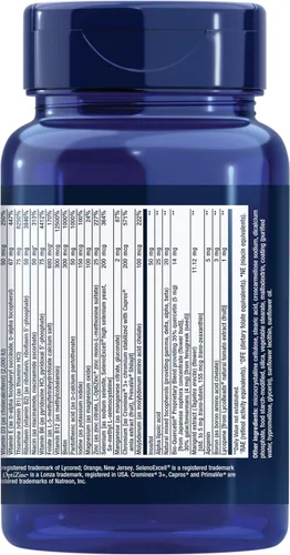 Vista 3 de Life Extension Multivitamínico de dos por día, dosis diaria de vitaminas y minerales para hombres y mujeres, suplemento vitamínico esencial completo