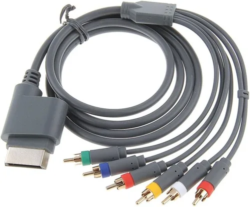 Vista 3 de traderplus Cable de video HDTV y RCA estéreo AV de 6 pies para Microsoft Xbox 360 / Xbox 360 Slim