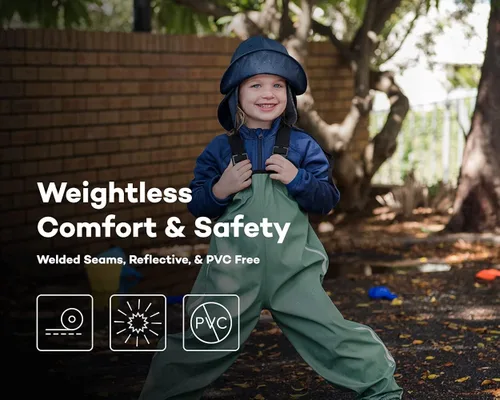 Vista 5 de Reima Lampi - Chaqueta impermeable con capucha para niños, ligera, resistente al viento, para exteriores