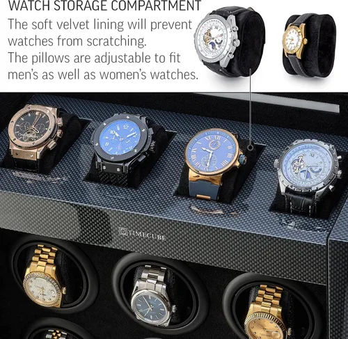 Vista 5 de Bobinadora de 9 relojes con 4 ranuras de almacenamiento y 15 programas Windimg