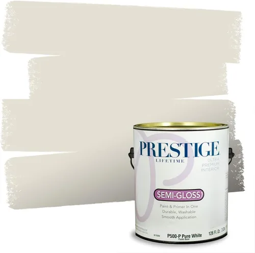 Vista 50 de Pintura 2 en 1, para primera mano y para exterior, de Prestige Paints, E100-P-871BM