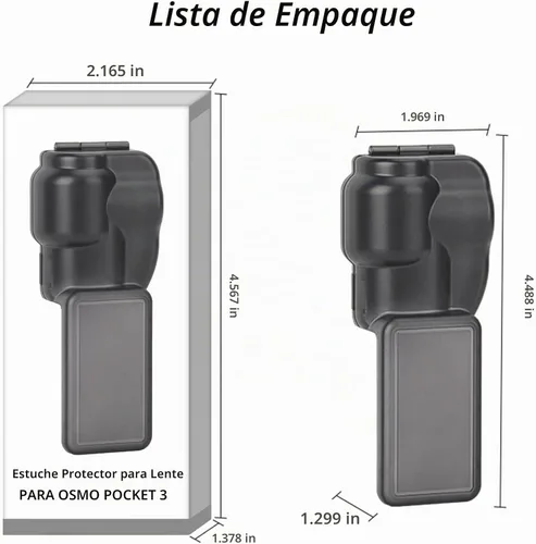 Vista 8 de Protector de lente para DJI Osmo Pocket 3, protector de pantalla de lente para Osmo Pocket3 Accesorios