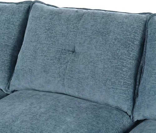 Vista 72 de Sofá modular moderno en forma de U de 115 pulgadas, juego de sofás tapizados grandes con asiento de almacenamiento, sofá cama convertible con diván