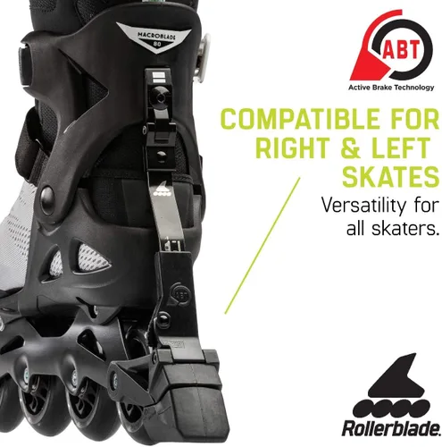 Vista 4 de Rollerblade Macroblade 80 ABT - Patines en línea para mujer, color gris glaciar/menta, patines en línea de rendimiento