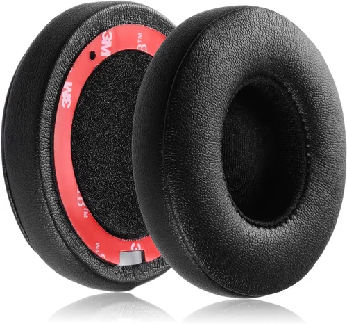 Vista 6 de Almohadillas inalámbricas Solo 2/3 – JECOBB Almohadillas de repuesto con cuero proteico y espuma viscoelástica para auriculares inalámbricos Beats