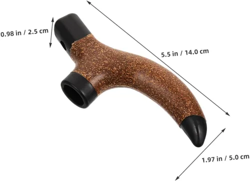 Vista 2 de 3pcs Trekking Pole Handle Replacement Grip Non-Slip Cork Hiking Stick Handle for Enhanced Stability and Comfort All Weather Conditions