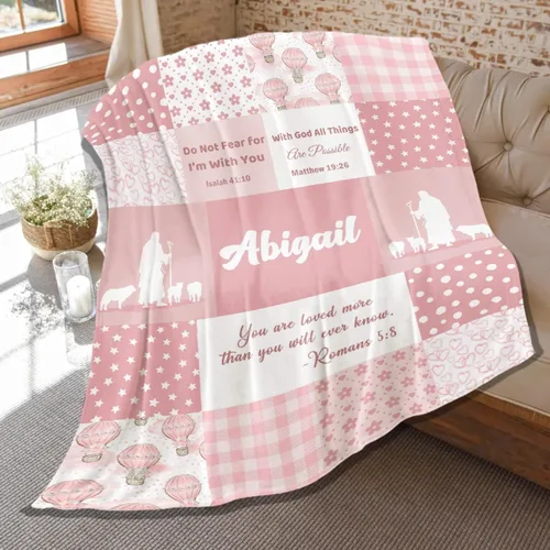 Vista 20 de Mantas de versículo bíblico de franela de felpa suave para niños, manta ligera para aire acondicionado para niños, decoración de sofá, habitación