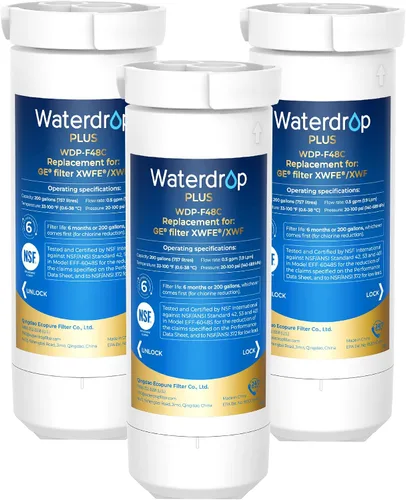 Vista 13 de Waterdrop Filtro de agua XWFE®, repuesto para GE® XWFE®, chip incorporado