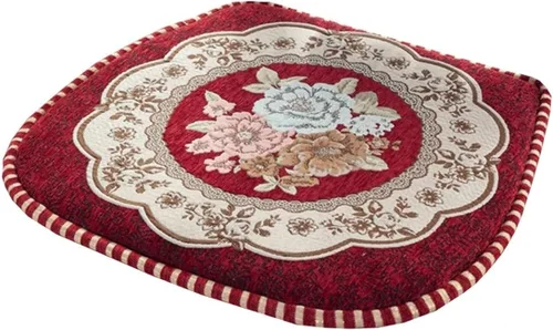 Vista 42 de EORNOW Juego de cojines para silla de comedor con lazos, juego de 1/2/4, almohadillas antideslizantes para silla de comedor con funda extraíble