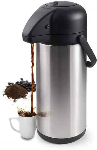 Vista 2 de IBILI Thermos Air Pot, 3,2 litros, acero inoxidable, doble pared