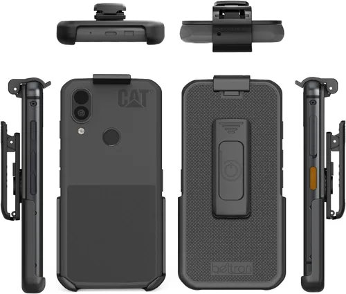 Vista 8 de BELTRON Funda para CAT S62, resistente soporte giratorio para cinturón compatible con Caterpillar CAT S62 Pro Rugged Smartphone