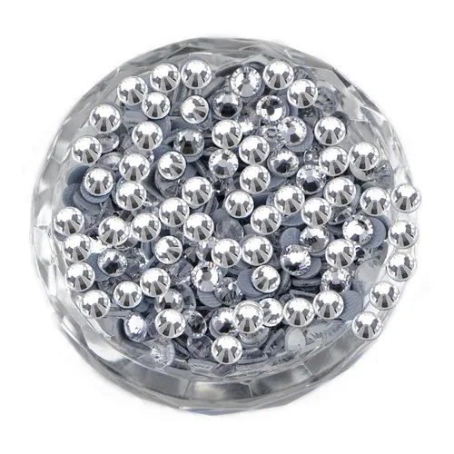 Vista 63 de LPBeads 10000 unidades de diamantes termoadhesivos SS6 amatista con parte trasera plana, gemas de diamantes de imitación de cristal redondas