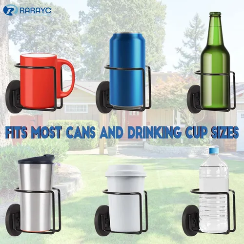 Vista 2 de 2 soportes magnéticos para tazas, soporte magnético para bebidas para barco, yate, camión, caravana, apartamento, patio, en superficie de metal