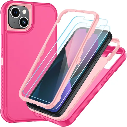Vista 52 de SunStory Funda compatible con iPhone 11 con protector de pantalla HD, 3 capas de alta resistencia de cuerpo completo, funda protectora híbrida 3