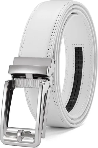 Vista 13 de CHAOREN Cinturones Click para hombre – Cinturón de trinquete para hombre de 1 3/8 pulgadas para pantalones de vestir – Compañero perfecto