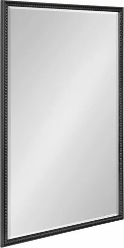 Vista 9 de Kate and Laurel Makenna - Espejo de pared rectangular tradicional adornado, 18 x 24 pulgadas, negro, espejo de tocador rectangular vintage