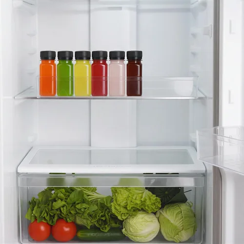 Vista 6 de BAKHUK 36 botellas de plástico de 2 onzas con tapas, botellas de chupito de jengibre, contenedores reutilizables transparentes a granel