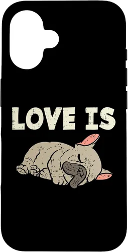 Vista 32 de Love is French Bulldog - Funda de regalo para iPhone 17