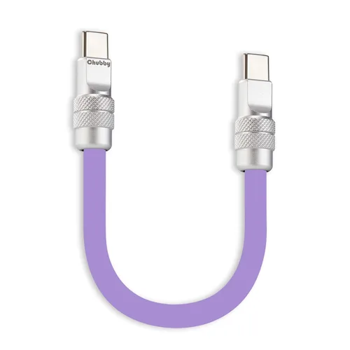 Vista 30 de chubbycable Cable corto USB C a C de 240 W, color naranja, 20 pulgadas Para iPhone 18/17/16/15 Series, MacBook Pro/Air, Galaxy S26/S25/S24, cable