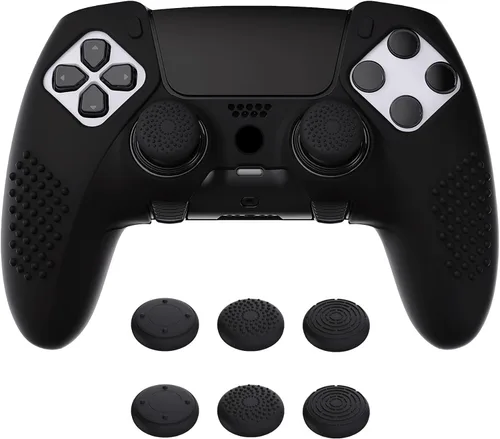 Vista 107 de PlayVital 3D Studded Edition Anti-Slip Silicone Cover Case for ps5 Edge Controller, Soft Rubber Protector Skin for ps5 Edge Wireless Controller with