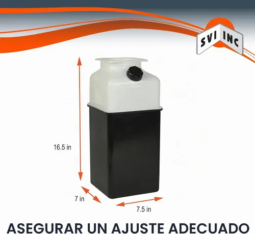 Vista 3 de Depósito de unidad de potencia (10 litros) - para elevadores automotores rotativos - SVI # BH-7542-63 - Ref # P1427KIT