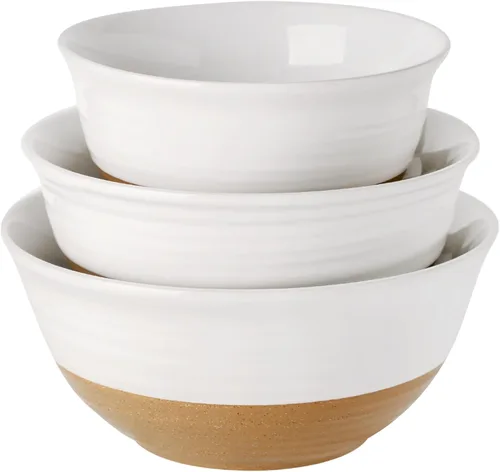 Vista 27 de HASENSE - Cuencos de sopa de cerámica y cuencos de cereal, juego de 6 cuencos de 20 onzas para cocina, juego de cuencos apilables para ramen