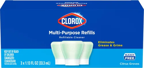Vista 10 de Clorox Recambio de spray multiusos, esenciales para el hogar, 3 x 1.125fo repuestos concentrados