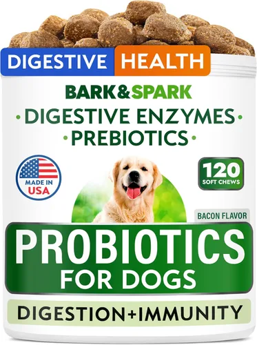 Vista 17 de BARK&SPARK Masticables sin caca para perros, coprofagia y disuasorio para comer heces con probióticos, enzimas digestivas y apoyo para el aliento