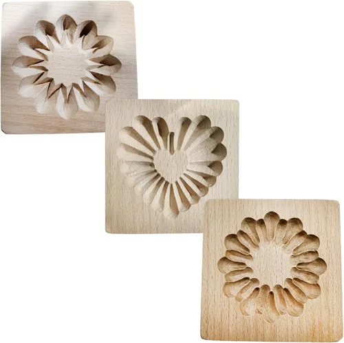 Vista 8 de Molde de Galletas de Madera, Molde de Horneado 3D, Herramienta de Decoración de Gravura para Artesanía, Adecuado para Halloween, Acción de Gracias