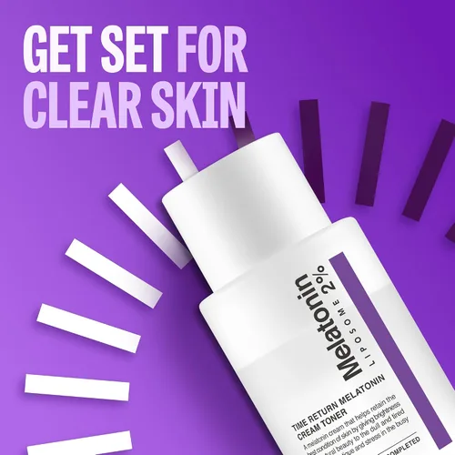 Vista 2 de MAXCLINIC Time Return - Tónico de crema de melatonina Tónico facial hidratante para pieles sensibles Tónico aclarante y calmante para la cara