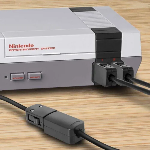 Vista 5 de Cable de extensión de controlador clásico, paquete de 2 cables de extensión Super NES Classic de 9.8ft 10 pies para Nintendo Super NES Classic