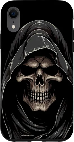 Vista 25 de Carcasa con capucha de fantasma de calavera para iPhone 17