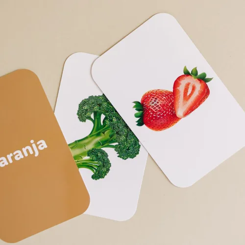 Vista 6 de Tarjetas didácticas para aprender y soltar en español Tarjetas flash en español para niños y niños pequeños Aprende colores, formas, números