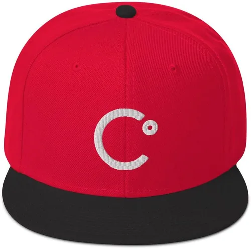 Vista 12 de Celsius Cryptocurrency Logo Hat (Gorra Snapback de mezcla de lana bordada)
