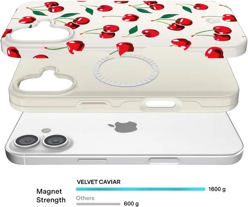 Vista 1428 de VELVET CAVIAR Funda para iPhone 15, compatible con MagSafe, probada contra caídas de 10 pies, fundas protectoras de diseño, leopardo color rosa