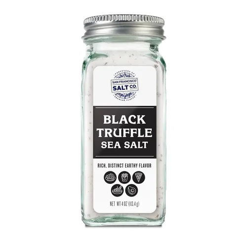 Vista 8 de Sal marina ahumada de madera de Alderwood, 5 oz. Bolsa - San Francisco Salt Company
