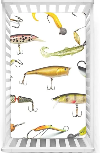 Vista 17 de Sábanas bajeras ajustables para cuna pequeña con temática azteca, sábana portátil para cuna para niño o niña, 24 x 38 pulgadas, color blanco y negro