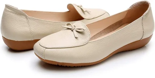 Vista 6 de VenusCelia Zapato plano ancho con lazo para mujer