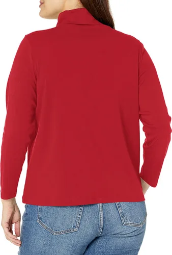Vista 2 de Tommy Hilfiger Cuello alto suave básico para mujer Plus Everyday