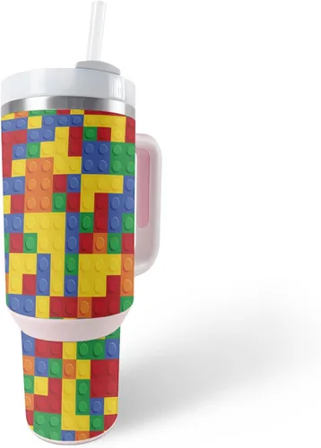 Vista 20 de MightySkins Skin - Vaso de vinilo compatible con Stanley The Quencher H2.0 FlowState de 40 onzas, vaca marrón, protectora, duradera y única, fácil